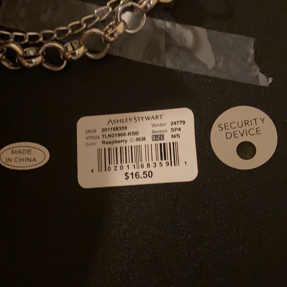 Princess Length Raspberry Necklace - Picture 4 of 4